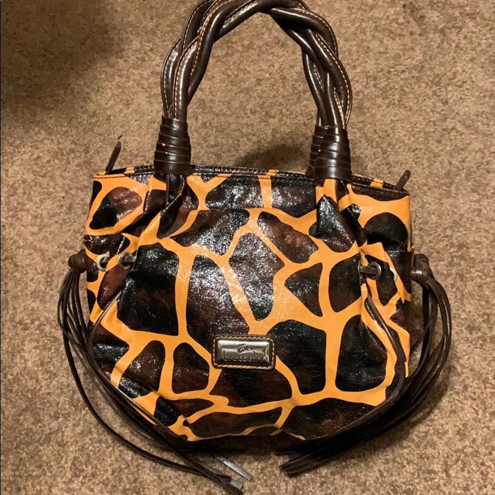 NWOT~Small Tru Braccialini Animal print handbag!